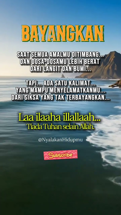 DOSA LEBIH BERAT DARI LANGIT & BUMI⁉️ #shorts #renunganislami
