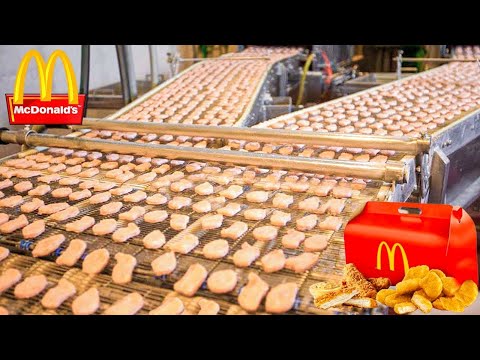 COMO se HACEN los NUGGETS de POLLO de MCDONALD'S🐔| Como se HACEN los NUGGETS de POLLO industrial