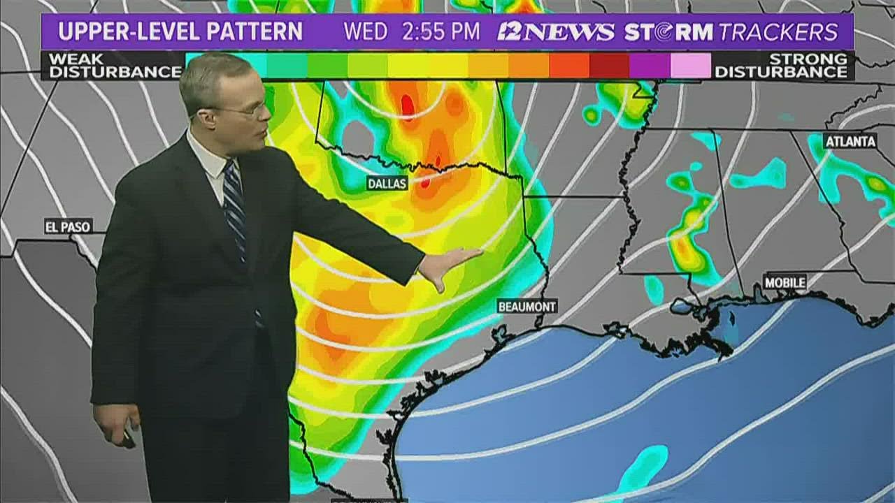 Warm, humid then storms Wednesday in SE Texas thanks to a cold front ...