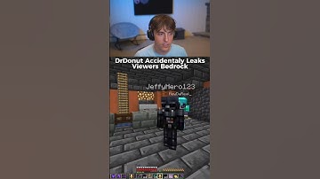DrDonut Leaks Viewers Bedrock @DrDonutt #drdonut #donutsmp #minecraft #gaming #funny