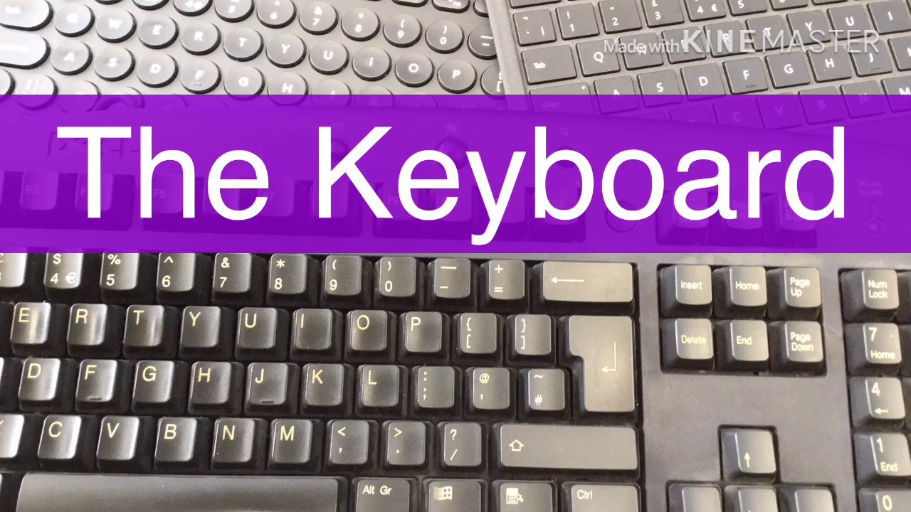 learn about the keys on the computer keyboard - YouTube