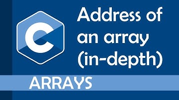 The address of an array in C (in-depth)