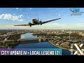 MSFS2020 City Update IV - Europa Ocidental + Local Legend XII Dornier Do X! (XBOX Series X)