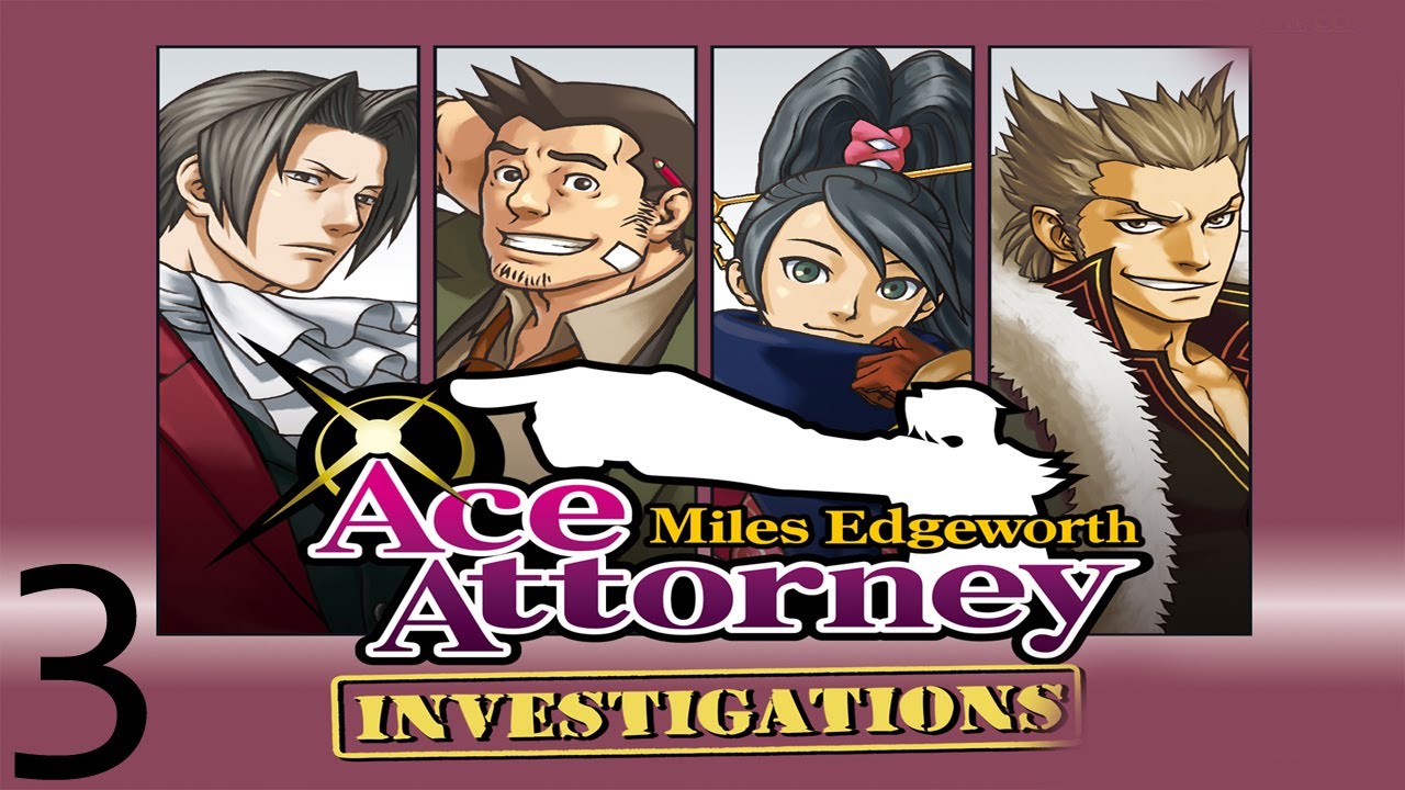 Let's Play Ace Attorney Investigations: Miles Edgeworth - Part 3: Bad Luck Girl
