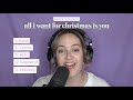 Building harmonies for all i want for christmas is you by mariah carey harmonybuilding acappella
