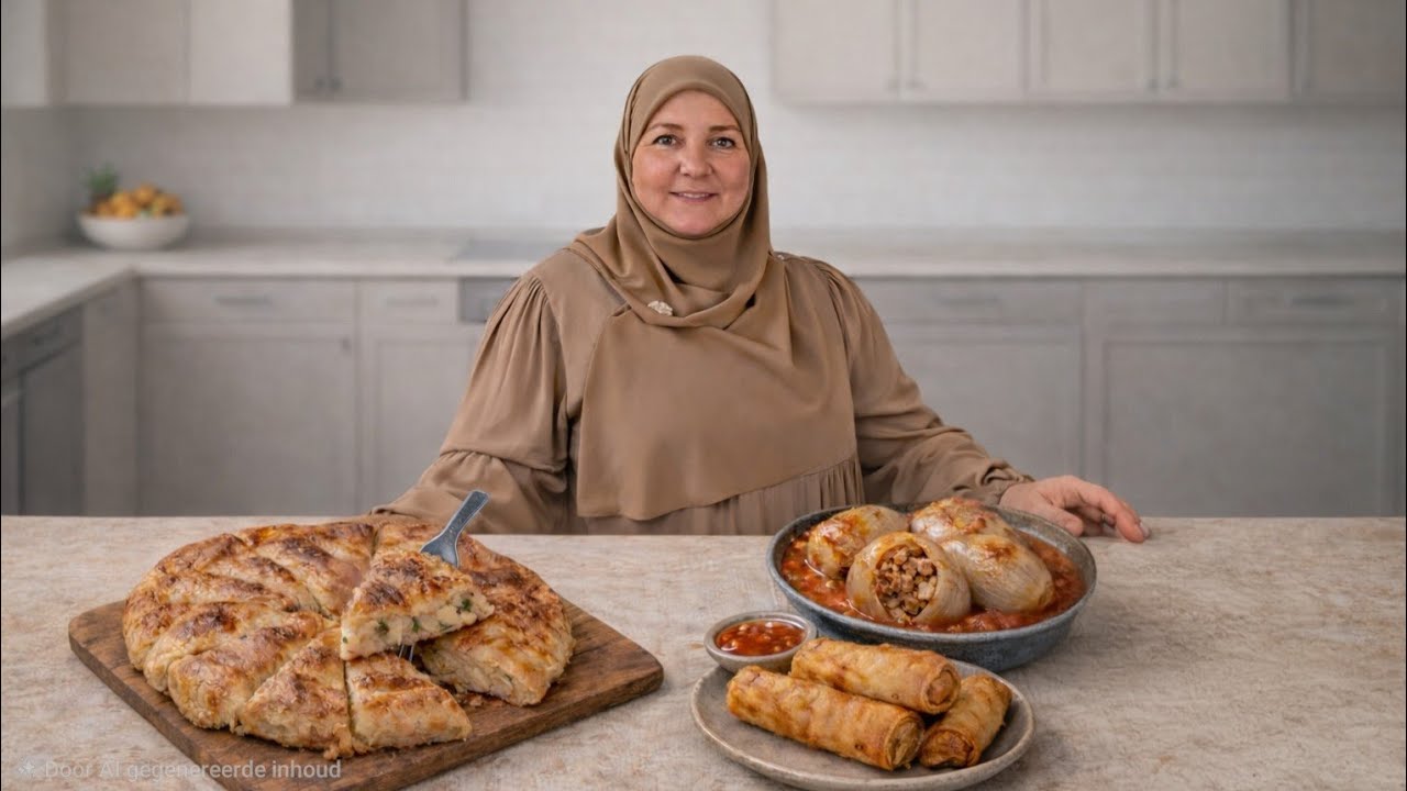Šta je večeras bilo na stolu… iftar uz pitu, sogan-dolmu i lumpiju!