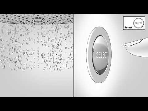 Hansgrohe технология Select - интуитивное переключение струи