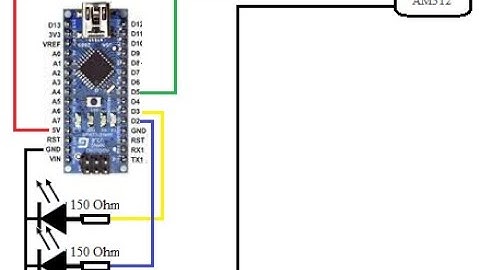 Arduino nano. Encender luz por sensor de infrarrojos con sensor AM312