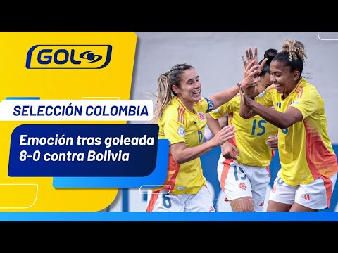 Reacciones de Mayra Ramírez, Linda Caicedo y Valerin Loboa después de goleada 8 – 0 a Bolivia