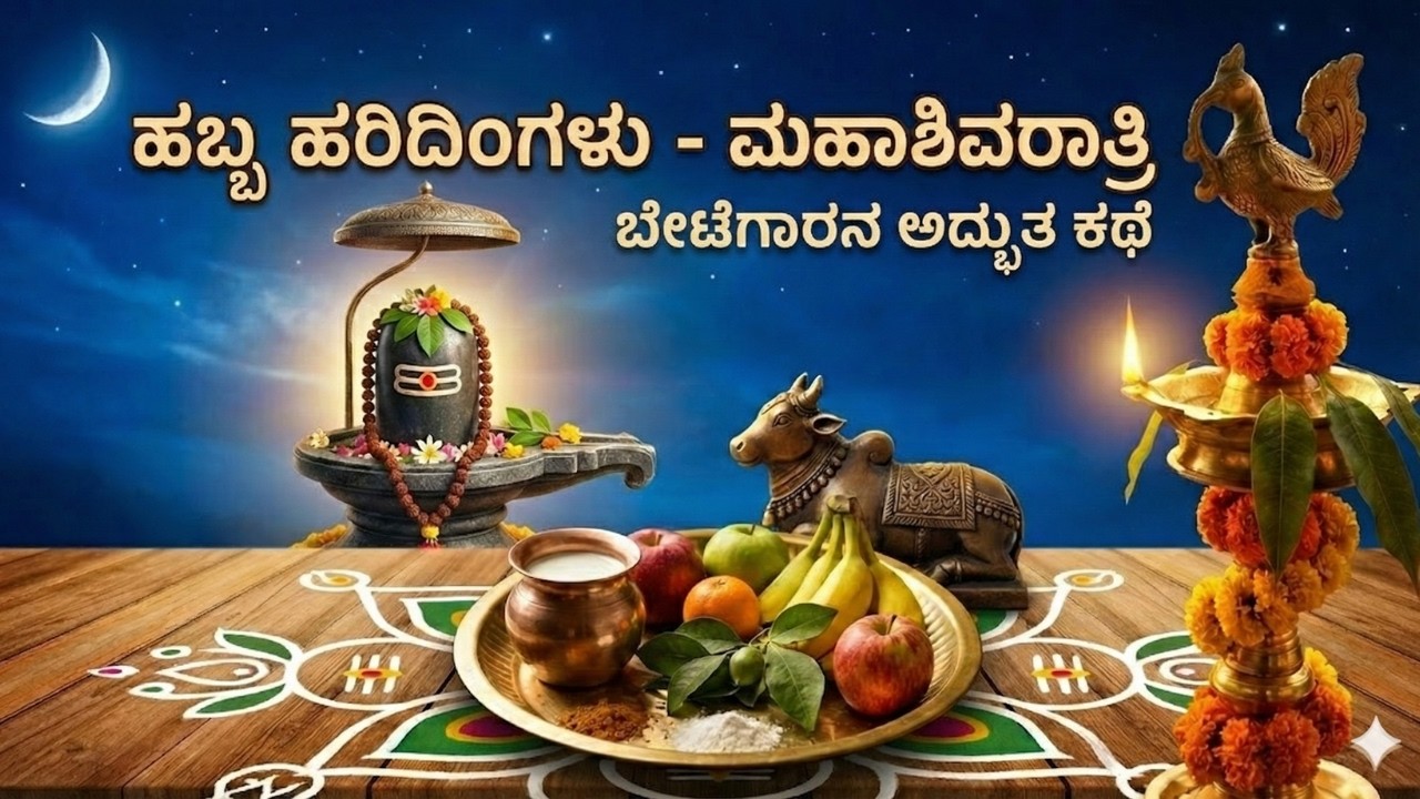 ಮಹಾಶಿವರಾತ್ರಿ | ಬೇಟೆಗಾರನ ಅದ್ಭುತ ಕಥೆ | Maha Shivaratri Story in Kannada