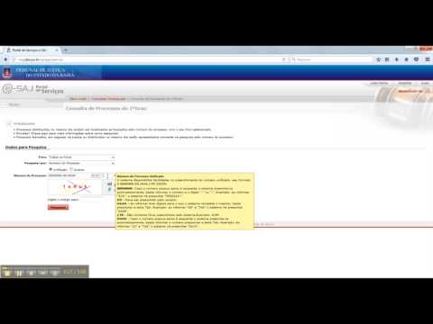 Tutorial | Consulta de Processo - TJBA