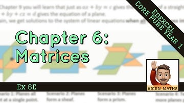Matrices 9 • Transpose, Inverse of a 3x3 Matrix, Inverse Problems • CP1 Ex6E • 🎯