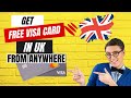 How to get free virtual visa card in UK. from anywhere