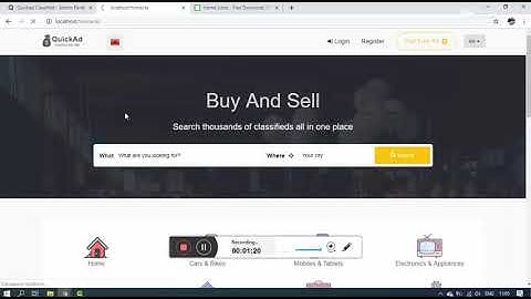 Quickad Classified - Manage category and subcategory