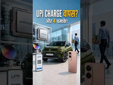 🔥 UPI पर Charge? Anthropic की AI Chip, Vivo S2, Nexon CAMO #Anthropic #UPIBill #Shorts