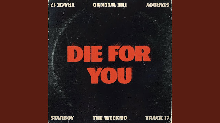 Die For You Instrumental version - Instrumental performance video thumbnail