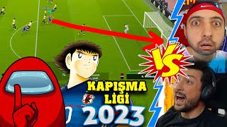 TSUBASA JAPON TAKIMI! ARAMIZDA İMPOSTOR VAR! *2'si bir arada* KAPIŞMA LİGİ 2023 9.HAFTA