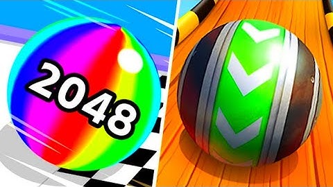 Ball Run 2048 Vs Sky Rolling Ball 3d - All levels Gameplay Android iOS Ep 1