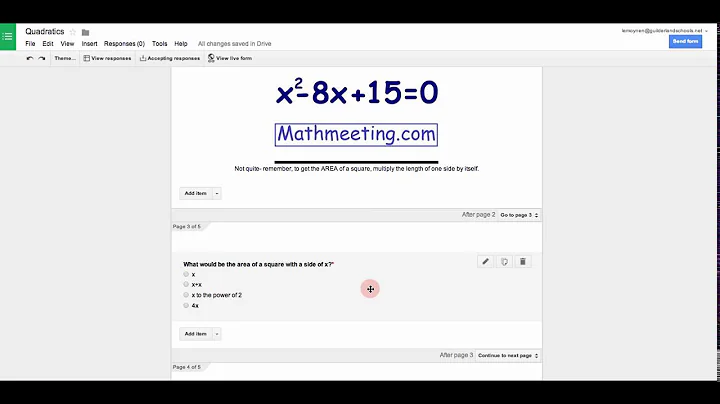 Differentiated Assessments with Google Forms