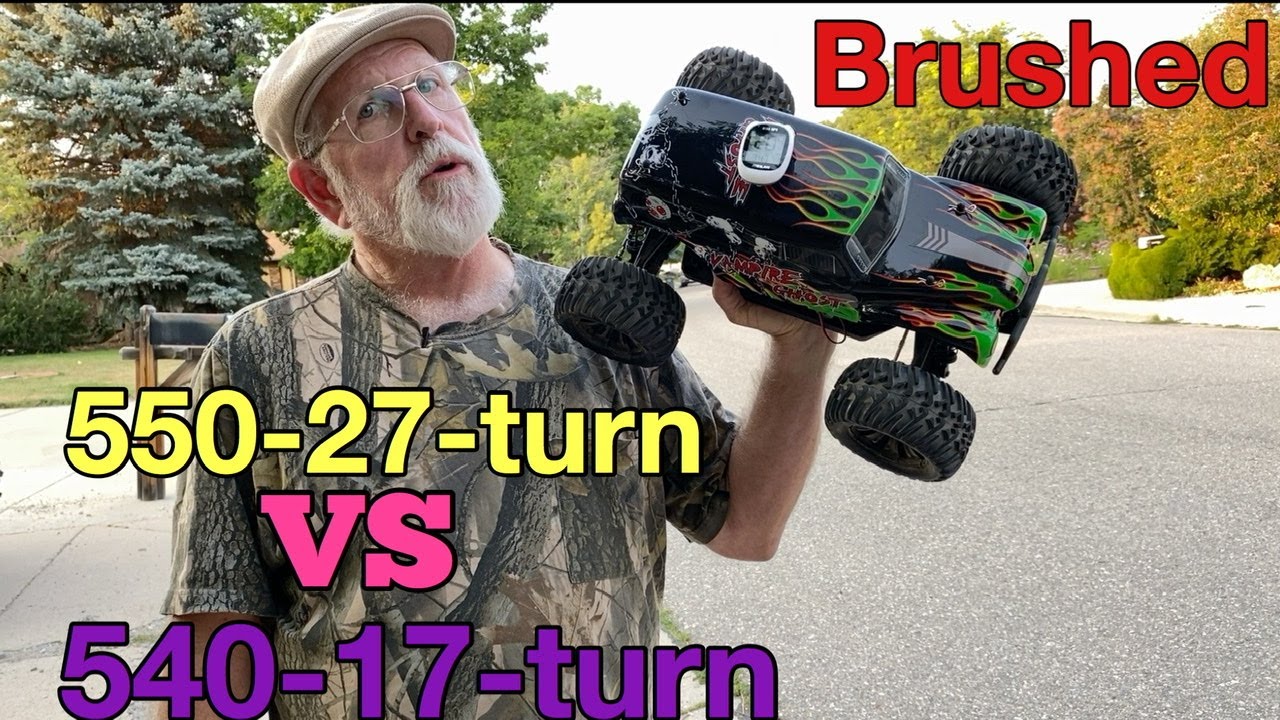 What is the Difference between a 540 And 550 Brushed Motor?  