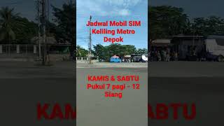 Jadwal Mobil Sim Keliling Metro Depok