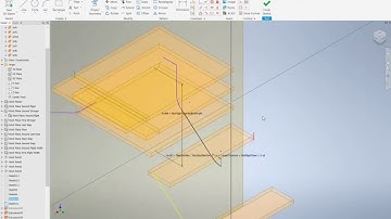 Autodesk Inventor 2020. Stairs etc. Winder treads #5. With link to incomplete model