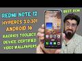Install HyperOS 3 Android 16 ON Redmi Note 12 #quicktips #viral #youtuber #trending #growth #grow