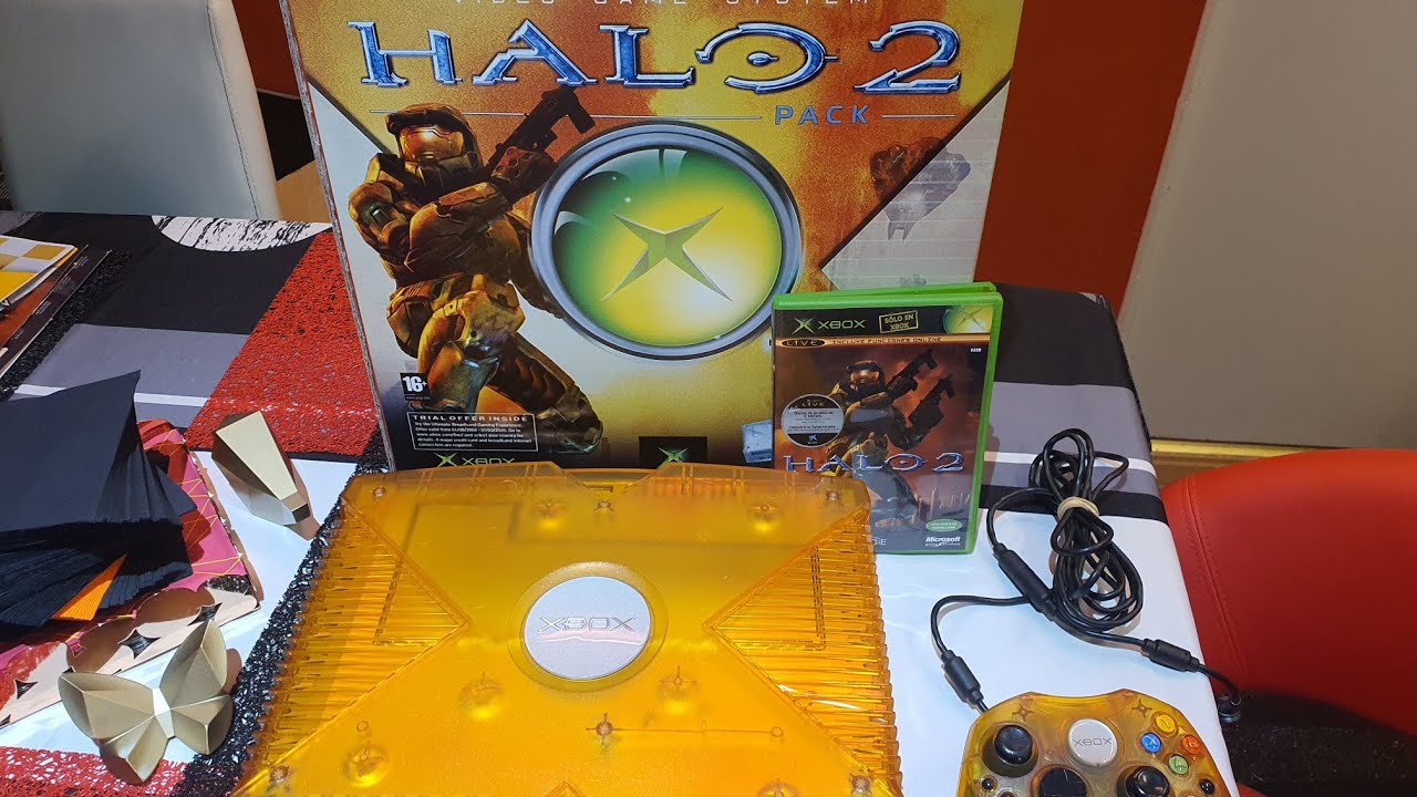 XBOX ORIGINAL HALO 2 ORANGE EDITION YouTube