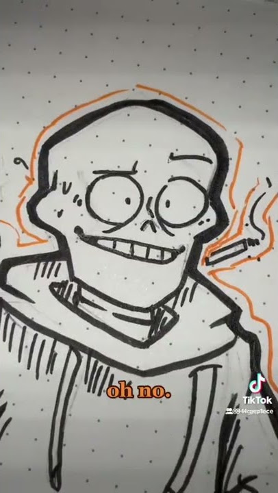 Bad time, Sans. #undertale #underswap #dusttale #papyrus