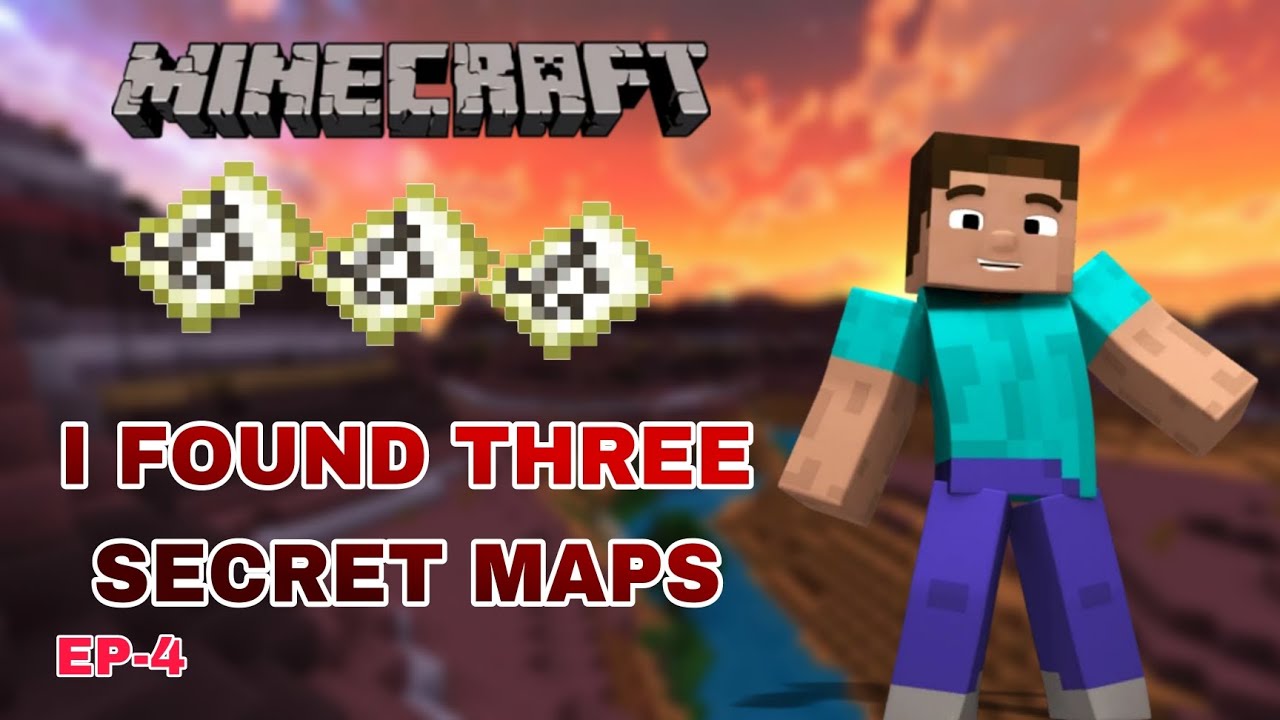 I found three secret maps EP-4 #minecraft # ...