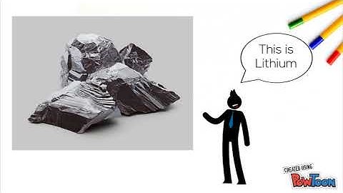 The elements lithium