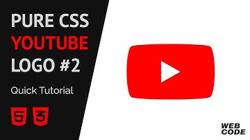 Pure CSS Youtube Logo 2 (Quick Tutorial).