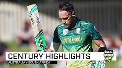 Du Plessis thwarts Aussies with 10th ODI ton