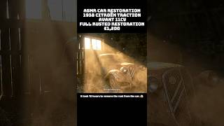 ASMR Car Restoration 4K | 1938 Citroën Traction Avant 11CV | Full Rusted Restoration