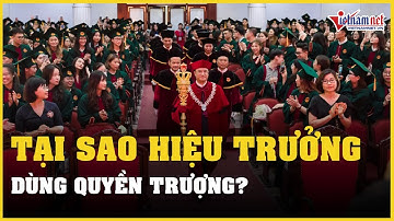 Tại sao hiệu trưởng đại học dùng quyền trượng trong lễ tốt nghiệp? | Vietnamnet