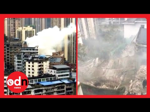 Gas Explosion DEMOLISHES Building in China