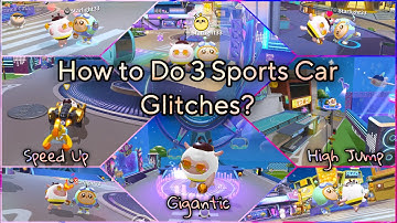 Eggy Party - How to Do Speed Up/Gigantic/High Jump Glitch with Sports Car {Game Guide} (iOS)