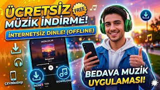 İnternetsiz Müzik İndirme Ve Dinleme Uygulaması 🎵 (Hem İndir Hem Dinle) 📲