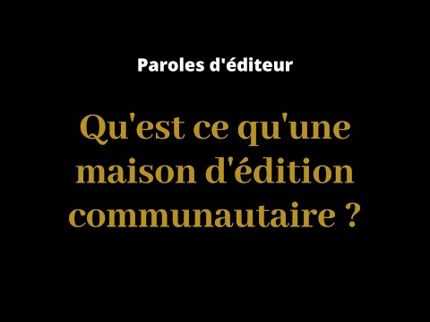 Vidéo: Qu'est-ce Qu'une Colonne D'éditeur