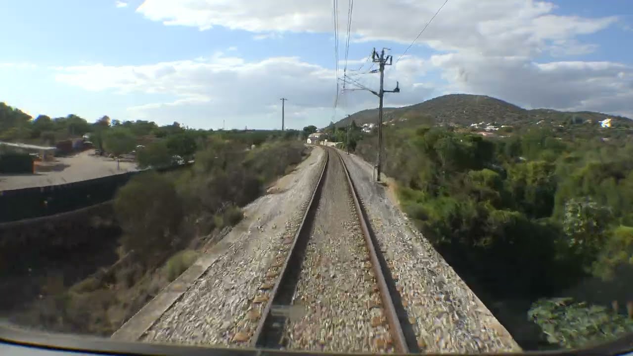 🇵🇹 Führerstandsmitfahrt Algarve Linie - Faro nach Lagos Cab Ride [4K UHD]