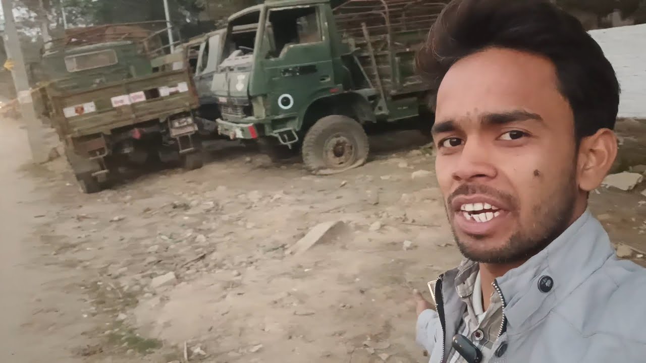 Aaj Ham Aaye hue hain vahan Jahan army walon ki truck banti hai