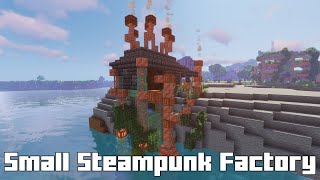 Minecraft Small Steampunk Factory | Retro-Industrial Inspiration