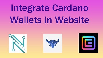 Integrate Cardano Wallet inside a website | PART 1