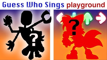 FNF Character Test | Gameplay VS My Playground | Guess Who Sings