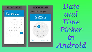 DatePickerDialog and TimePickerDialog in Sketchware