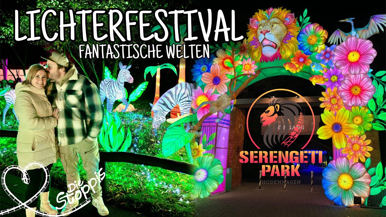 LICHTERFESTIVAL im SERENGETI-PARK ✨ | Tauche ein in eine magische Welt der Lichter