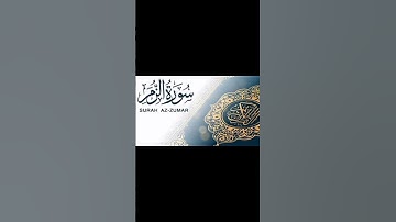 الشيخ  سعد  الغامدي. سورة  الزمر
