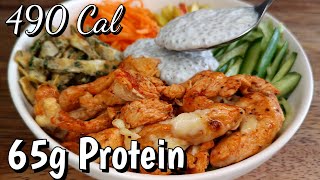 EAT A LOT & LOSE WEIGHT. HIGH PROTEIN ( 65g) HIGH FIBER 