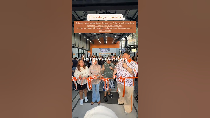 nasi kulit Mak iGun cabang ke 3, tepatnya di Surabaya resmi dibuka.. #ivangunawan