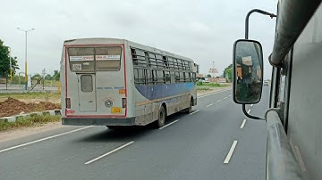 GSRTC Banas Deluxe Bus Overtake Sleeper Bus In Full Speed 🔥